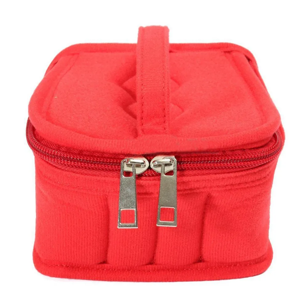 16 Bottles Essential Oil Carrying Portable Travel Holder Case Bag 5/10/15ml red