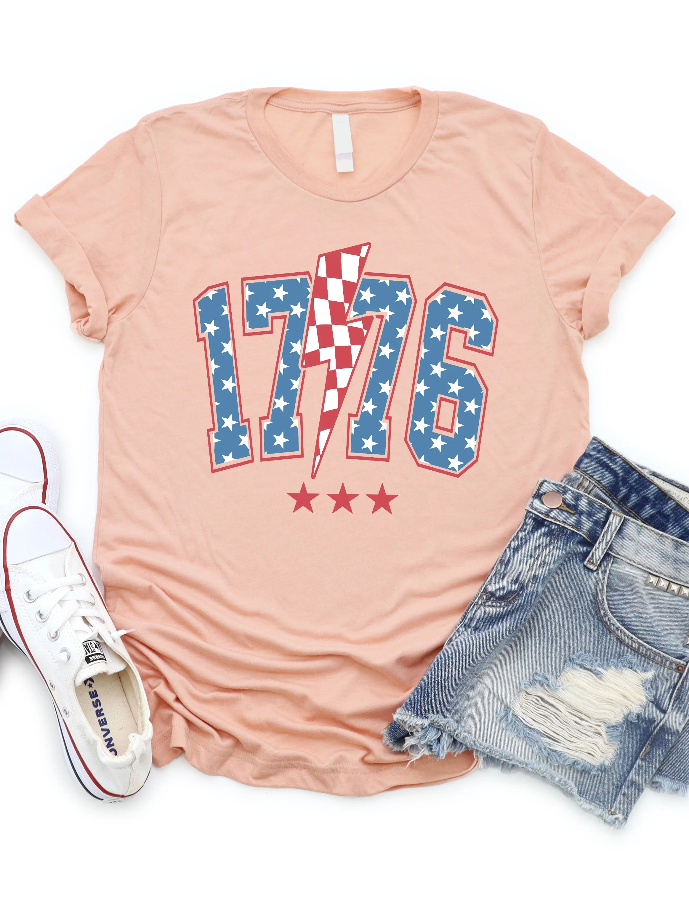 1776 Lightning Bolt - Graphic Tee