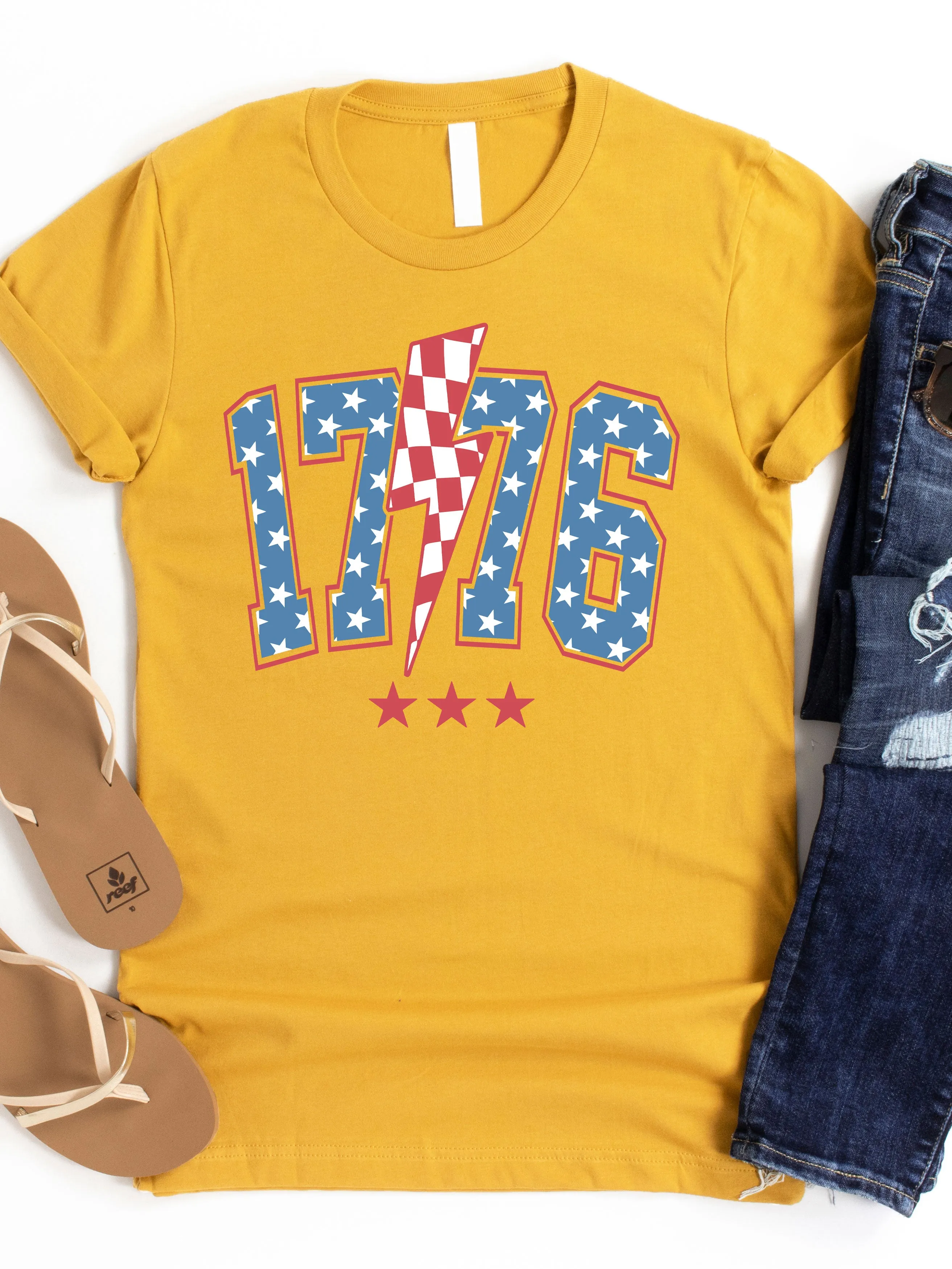 1776 Lightning Bolt - Graphic Tee