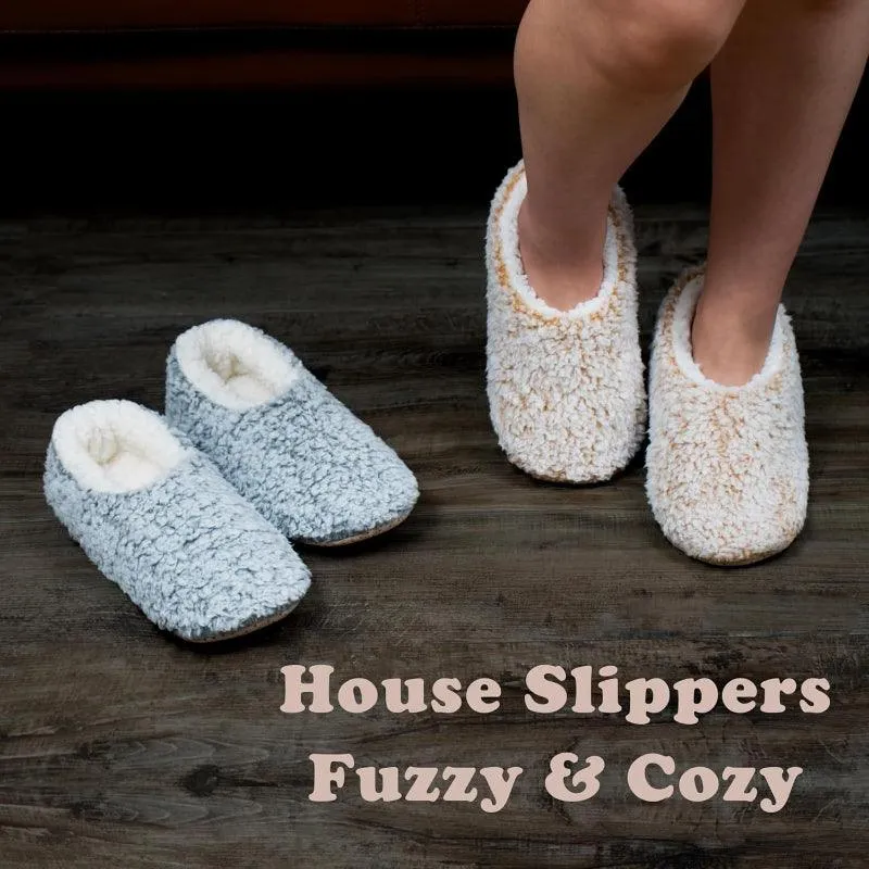 2 Pack Warm Fuzzy Anti Skid – Stay Cozy and Safe Indoors Slippers