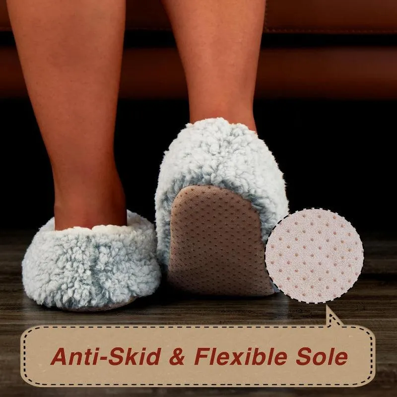 2 Pack Warm Fuzzy Anti Skid – Stay Cozy and Safe Indoors Slippers