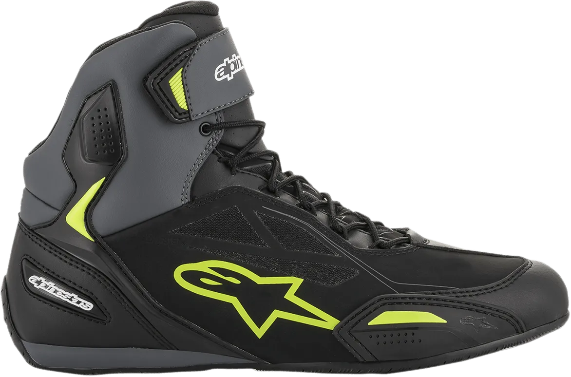 ALPINESTARS Faster-3 Drystar? Shoes - Black/Gray/Yellow - US 6 2540719175-6