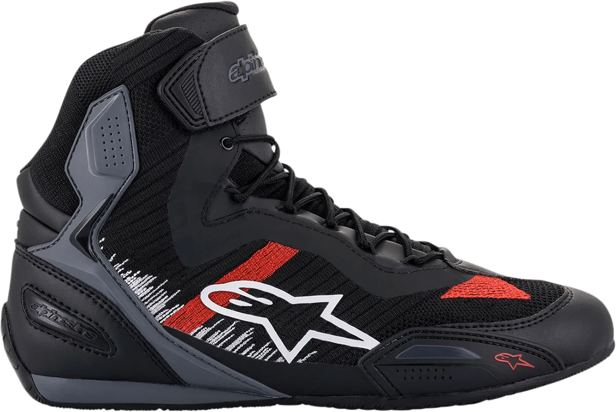 ALPINESTARS Faster-3 Rideknit Shoes - Black/Gray/Red - US 10.5 25103191165105