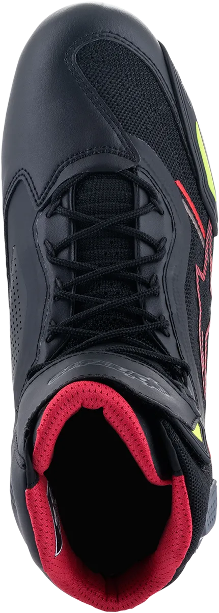 ALPINESTARS Faster-3 Rideknit Shoes - Black/Red/Yellow - US 8 25103191368