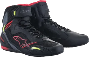 ALPINESTARS Faster-3 Rideknit Shoes - Black/Red/Yellow - US 8 25103191368