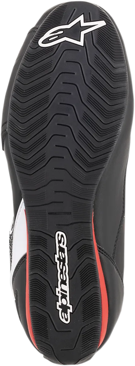 ALPINESTARS Faster-3 Rideknit Shoes - Black/White/Red - US 9 2510319123-9