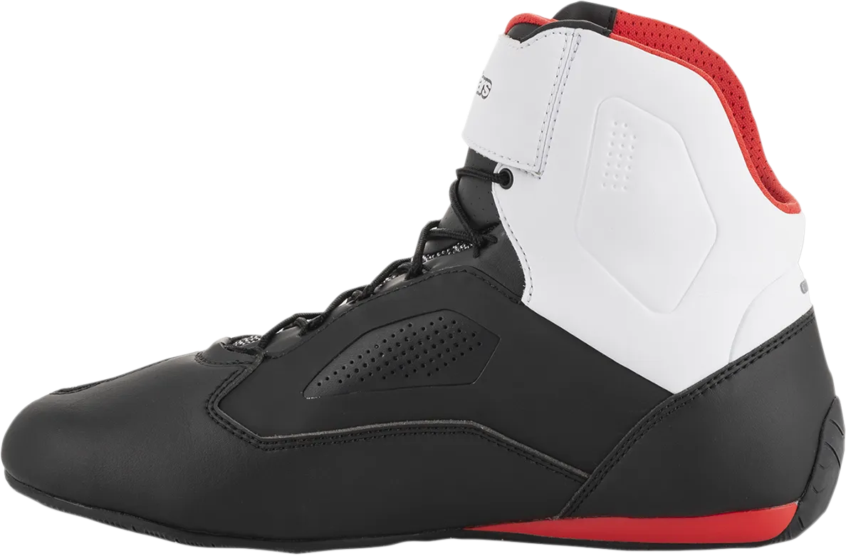 ALPINESTARS Faster-3 Rideknit Shoes - Black/White/Red - US 9 2510319123-9