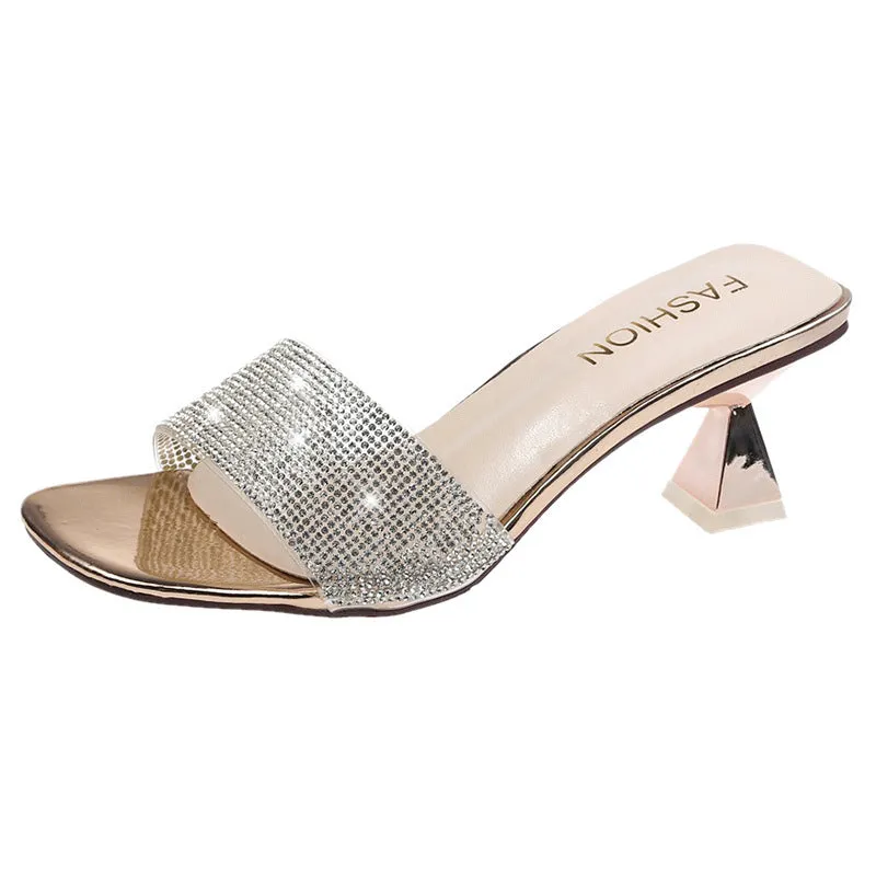 Belifi Fashionable Rhinestone Sandals