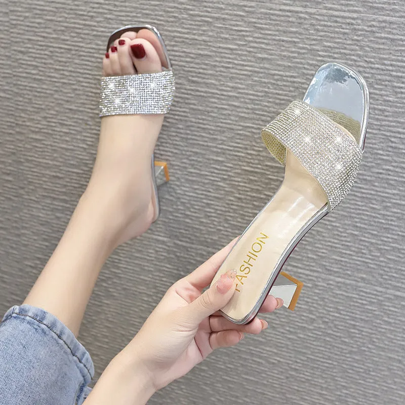 Belifi Fashionable Rhinestone Sandals