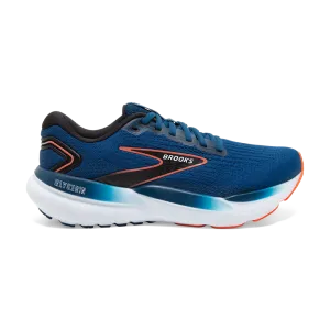 Brooks Men's Glycerin 21 D Width Blue Opal/Black/Nasturtium