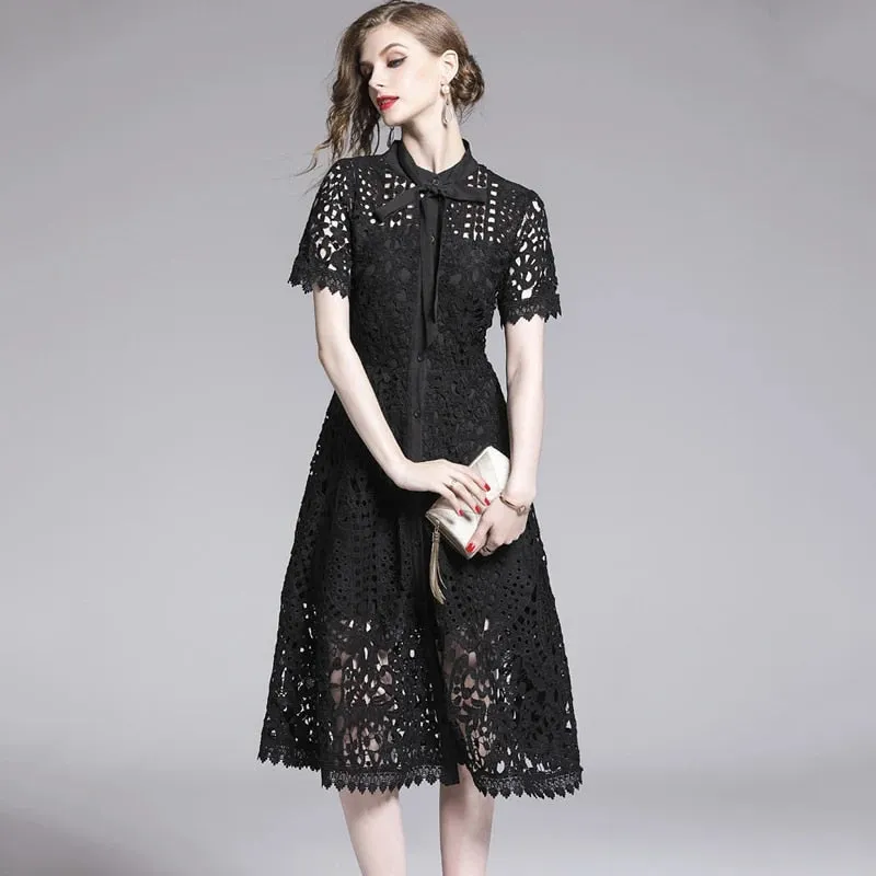 Denver A-line Button Dress
