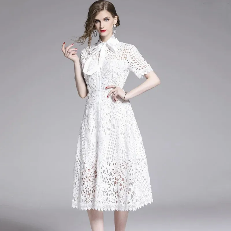 Denver A-line Button Dress