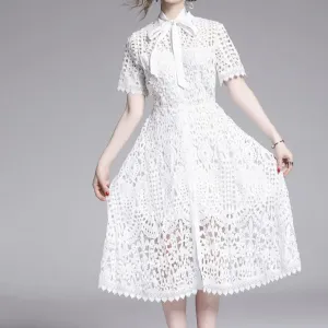 Denver A-line Button Dress