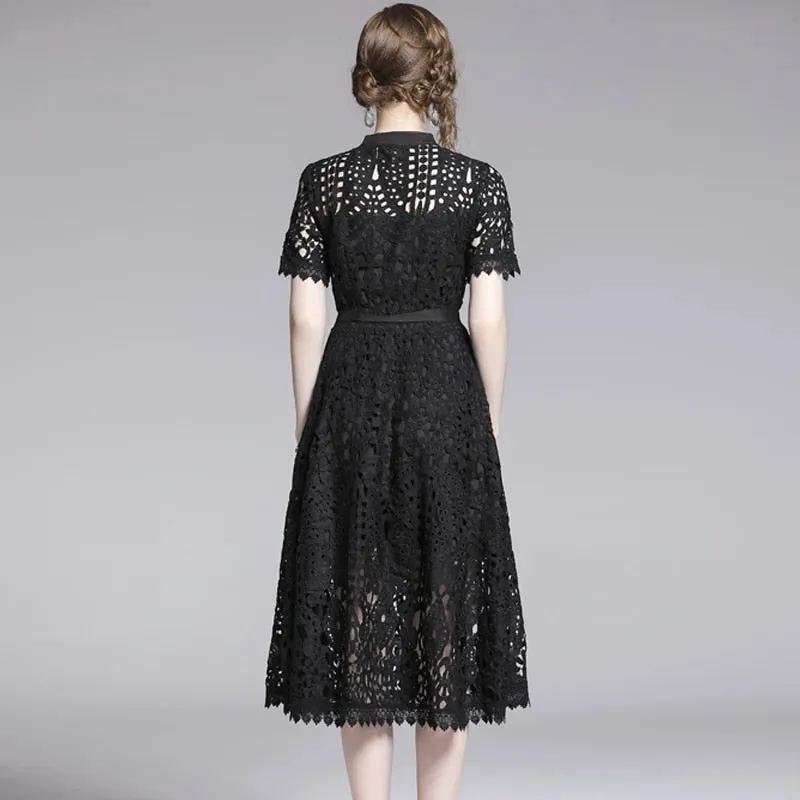 Denver A-line Button Dress