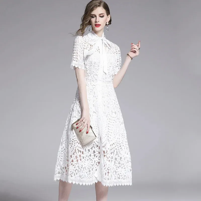 Denver A-line Button Dress