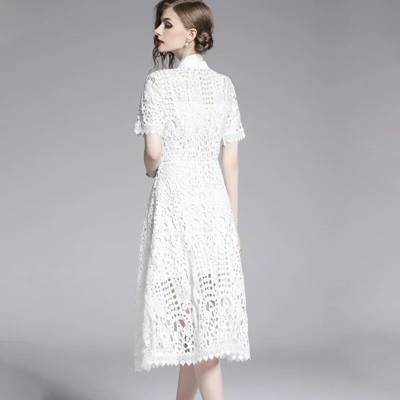 Denver A-line Button Dress