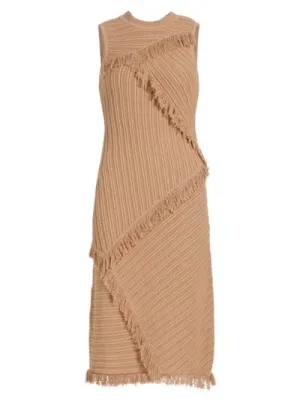 Design History Kelly Tassel Knit Midi Dress