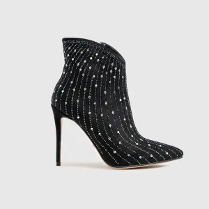 Dress Ankle Boots Black Car022