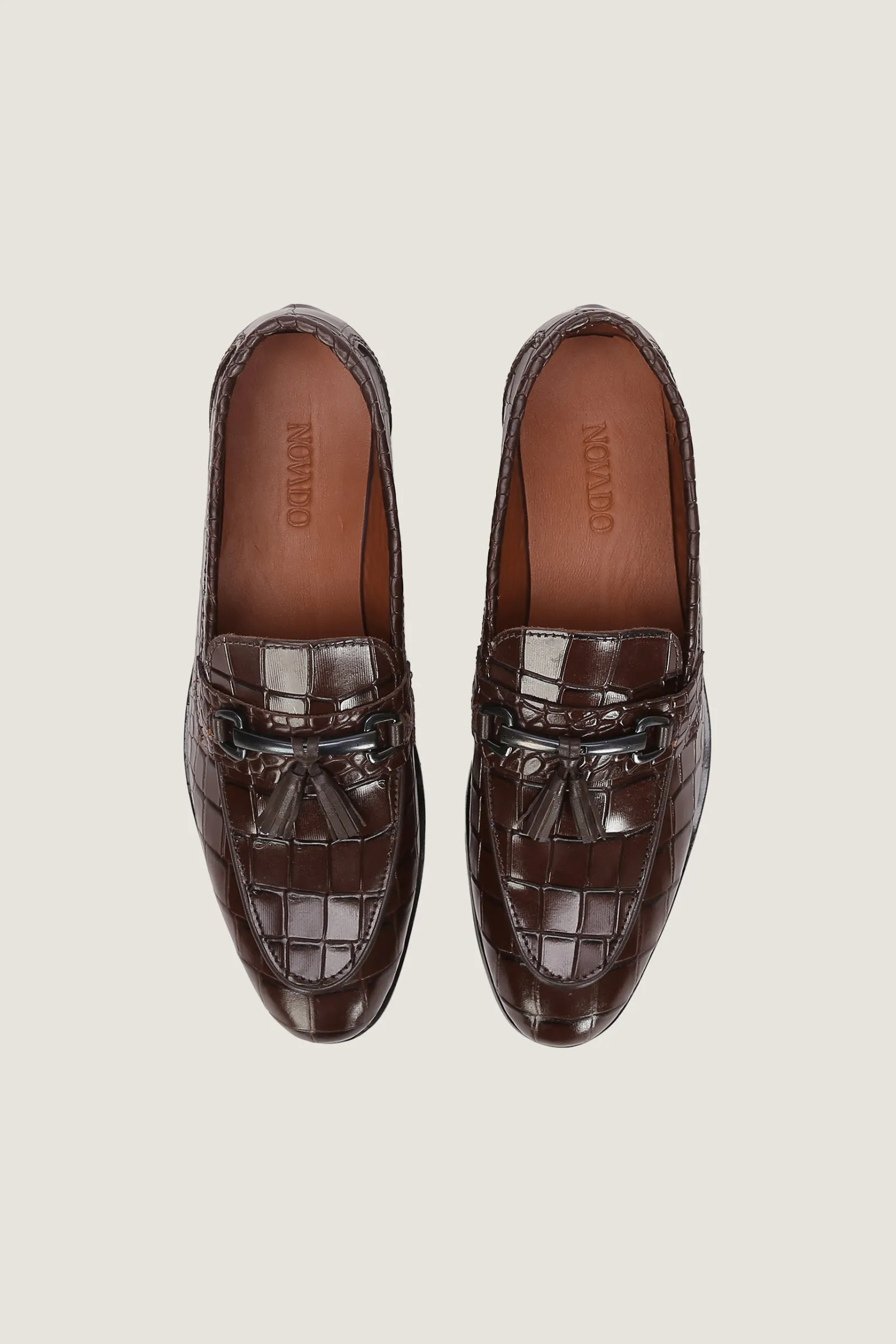 Formal Shoe Croc Print
