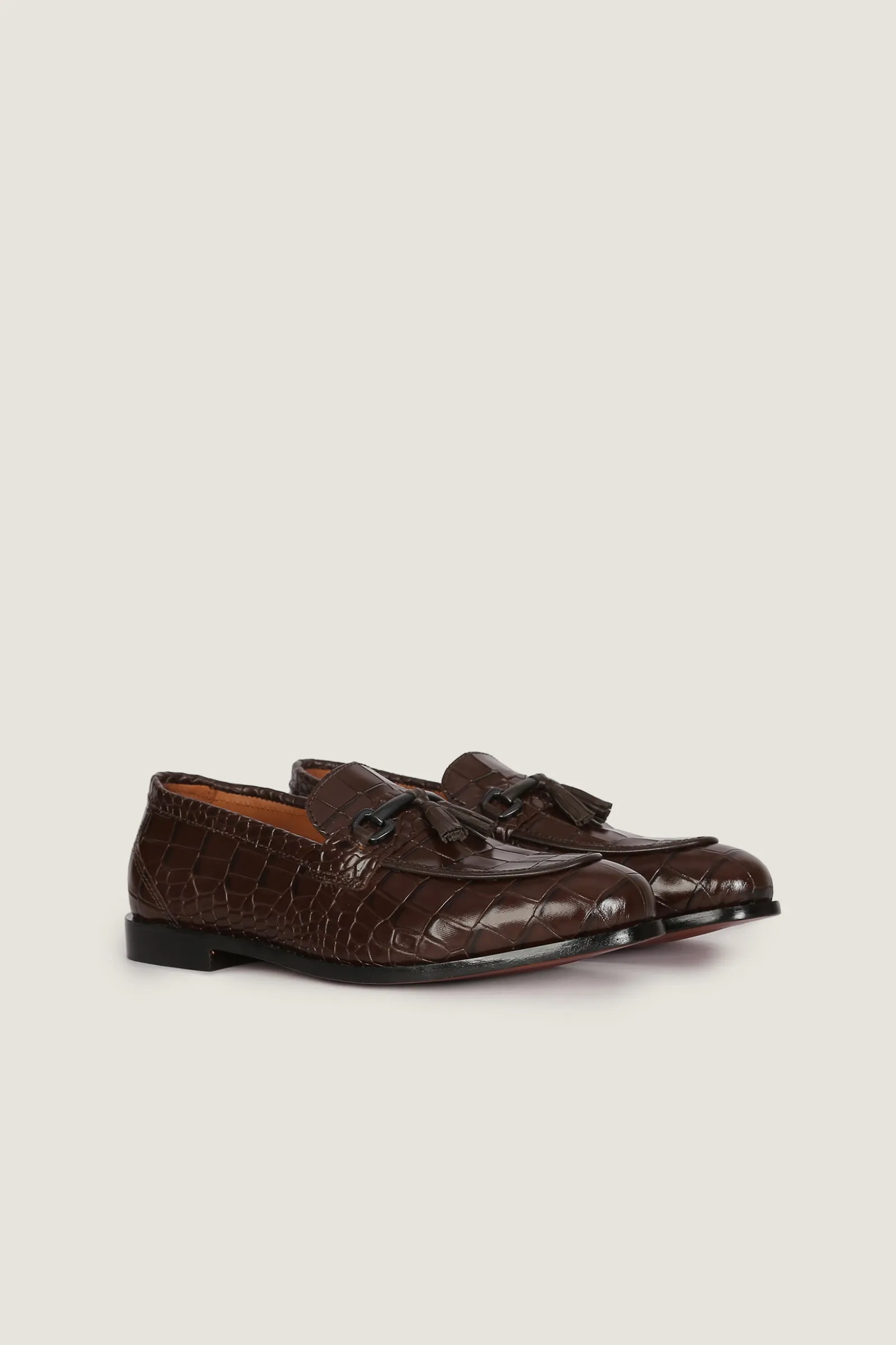 Formal Shoe Croc Print