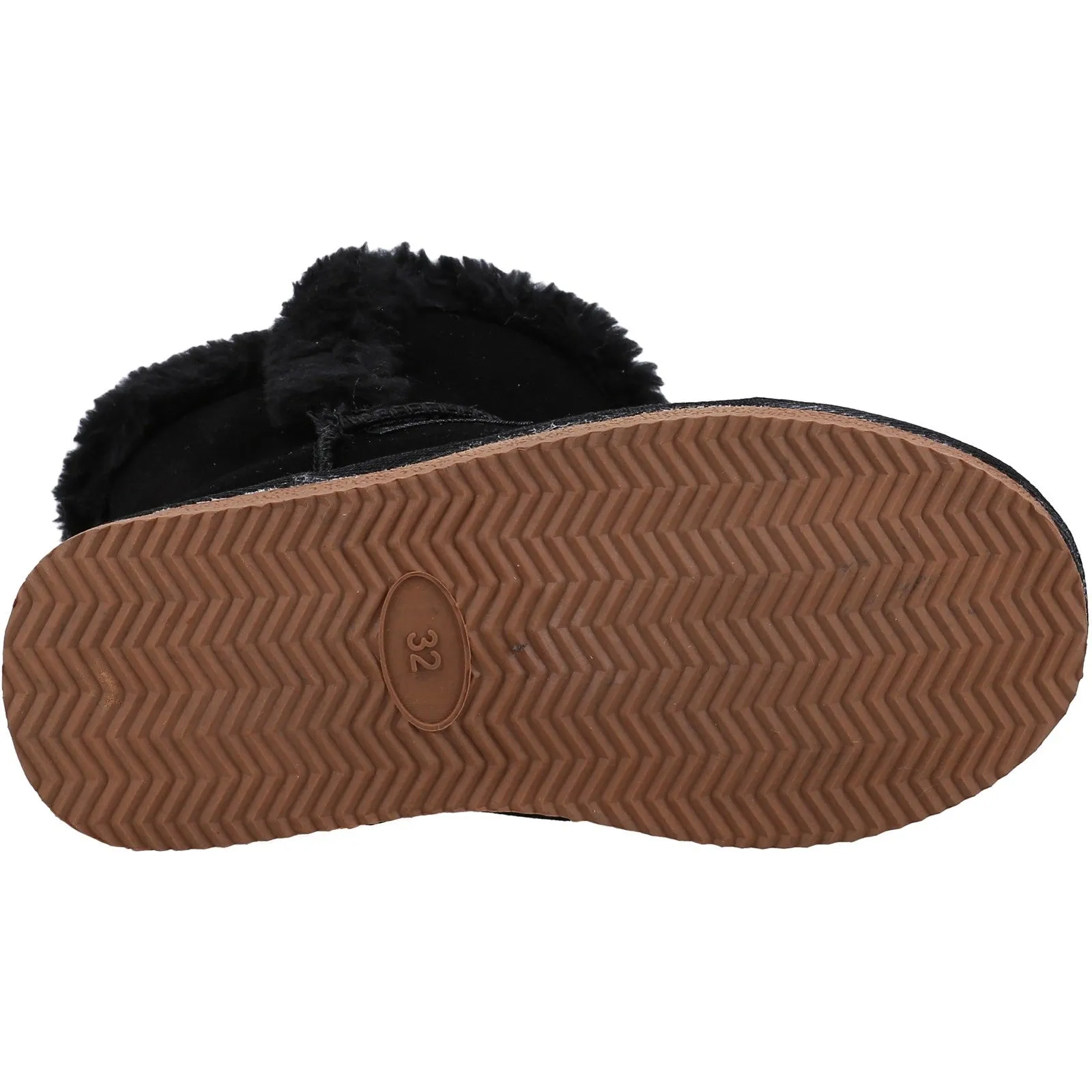 Hush Puppies Girls Ashlynn Slippers - Black