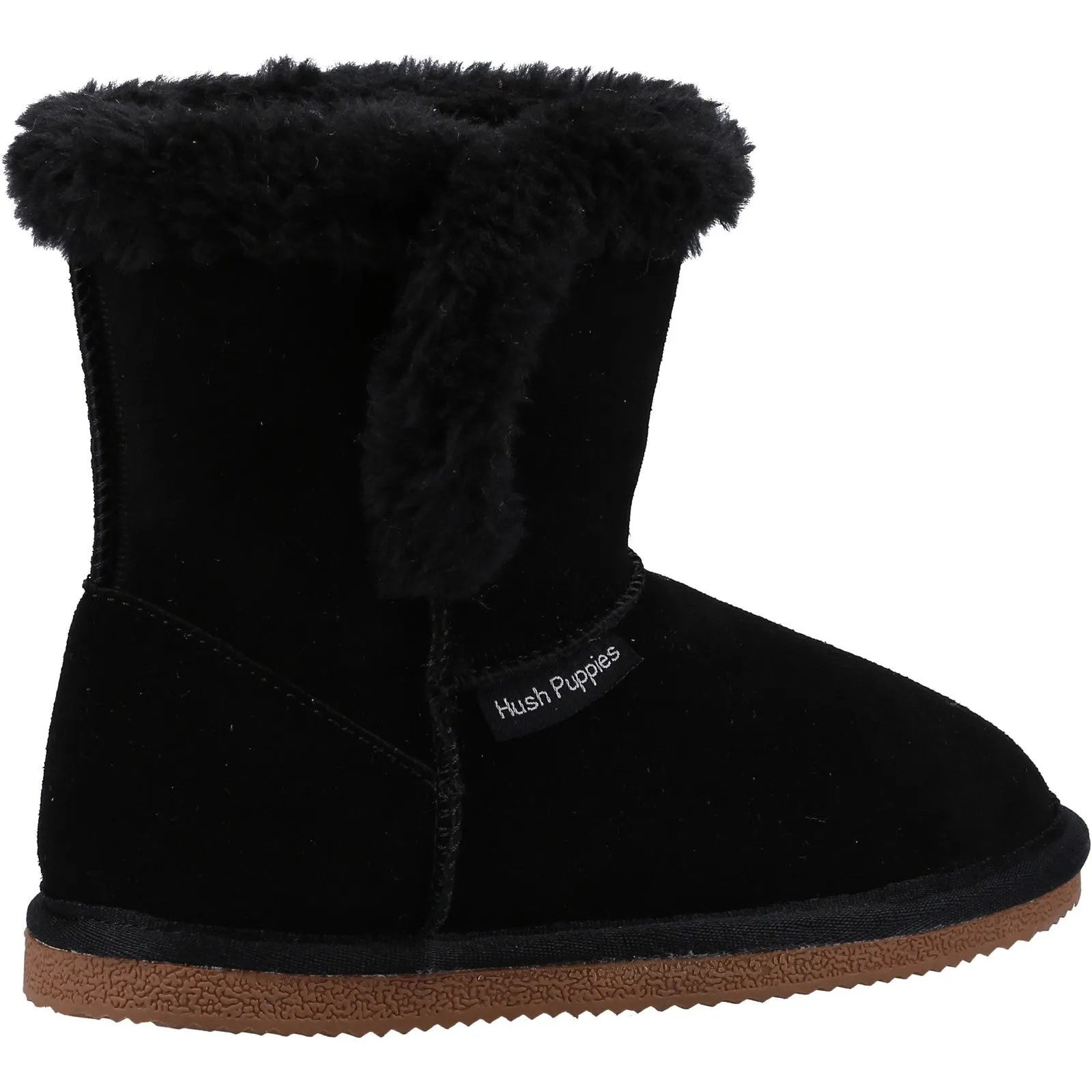 Hush Puppies Girls Ashlynn Slippers - Black