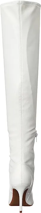 Jessica Simpson Over the Knee Boot Abrine White Side Pointed Toe Tall Boots