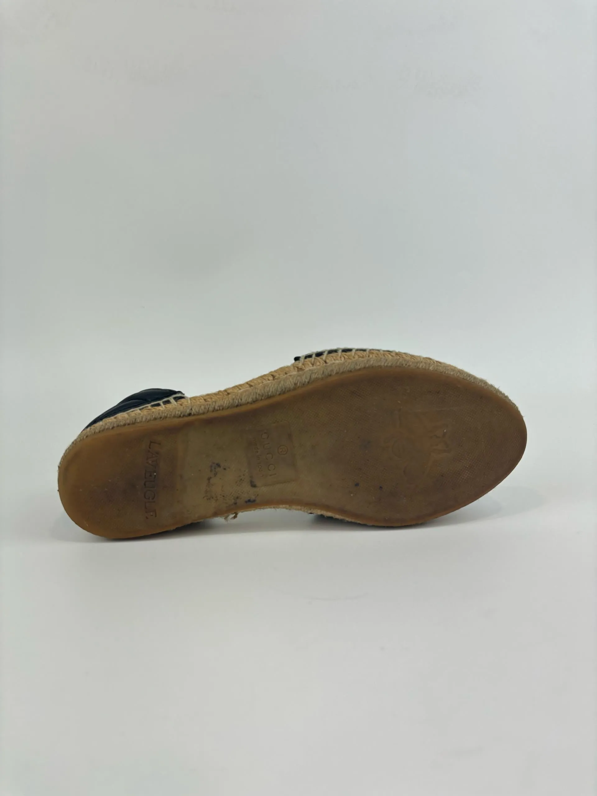 Marmont Tie Up Lace Espadrilles Flat Size 38.5