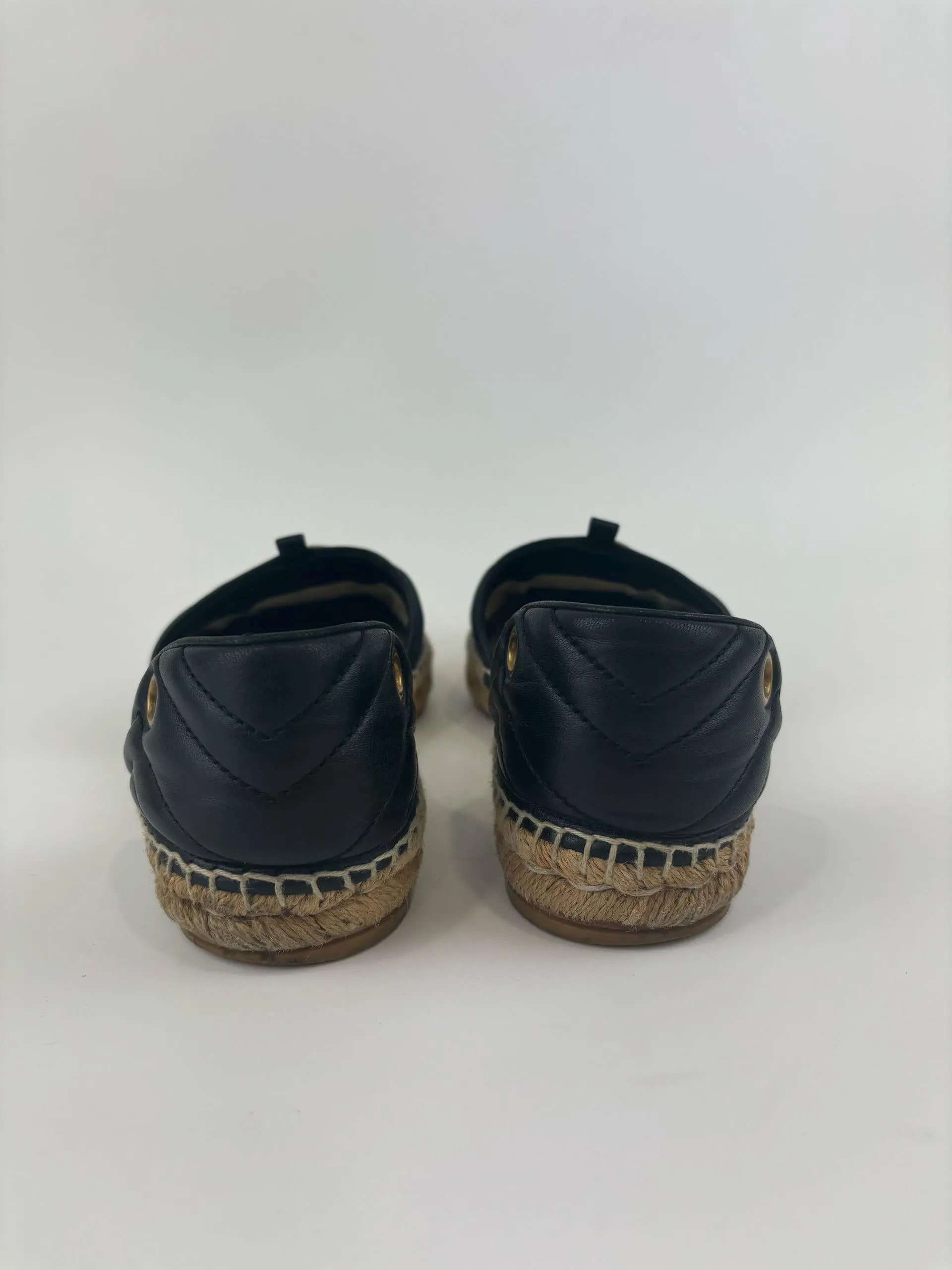Marmont Tie Up Lace Espadrilles Flat Size 38.5