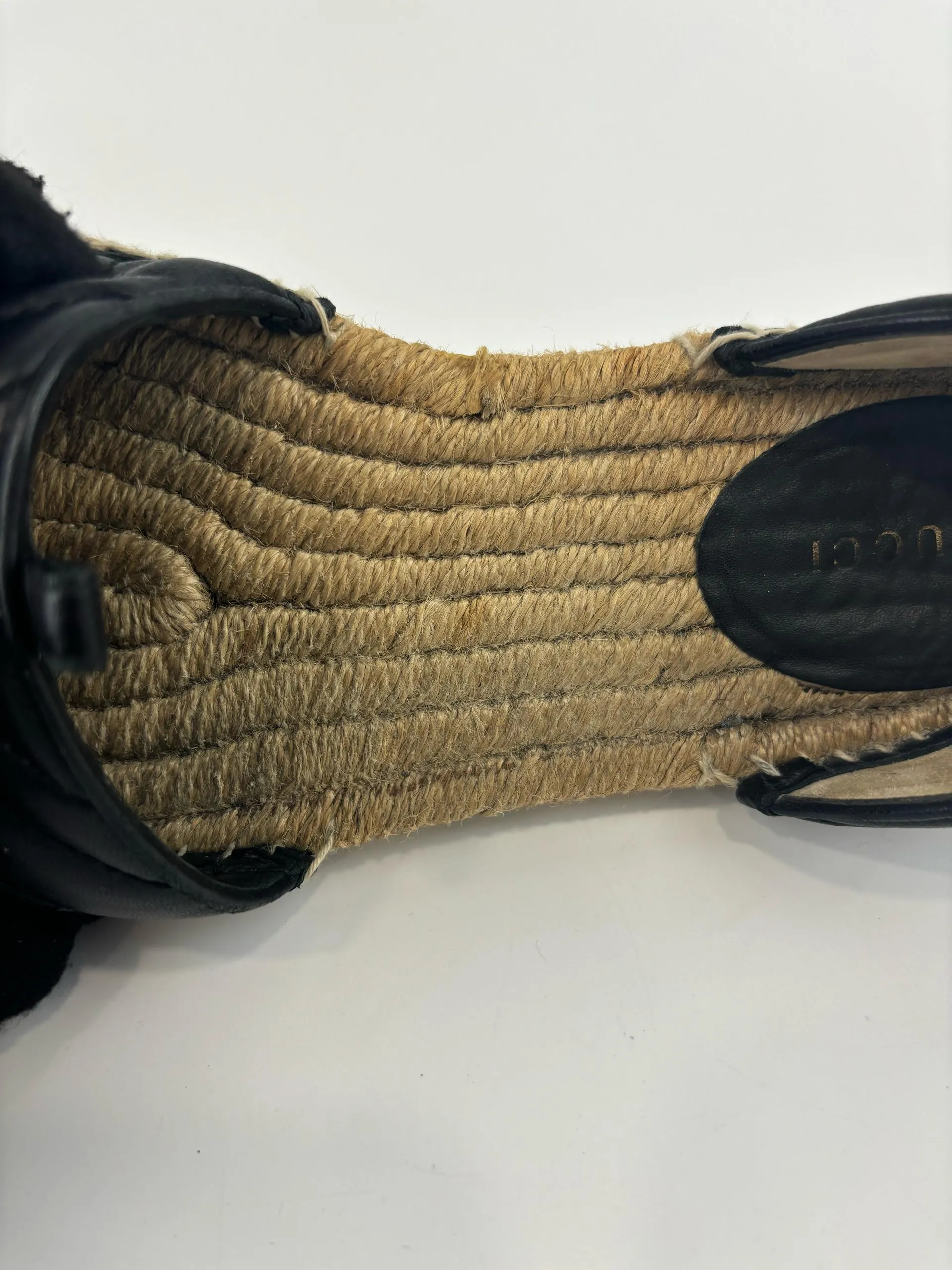 Marmont Tie Up Lace Espadrilles Flat Size 38.5