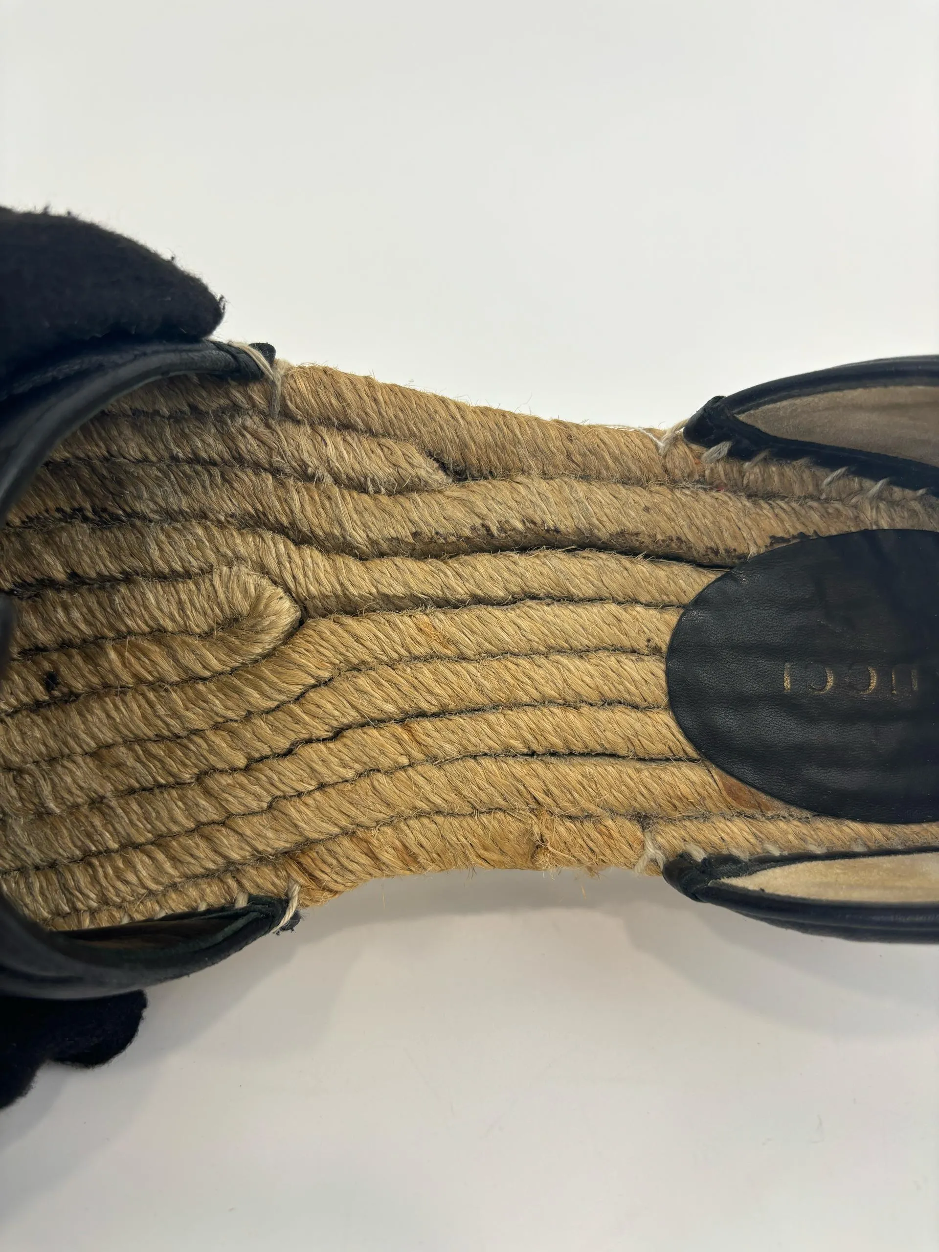 Marmont Tie Up Lace Espadrilles Flat Size 38.5
