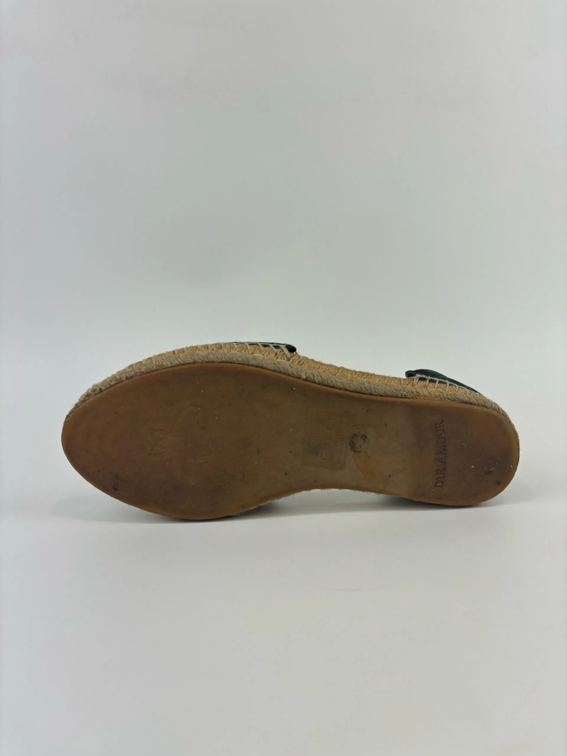 Marmont Tie Up Lace Espadrilles Flat Size 38.5