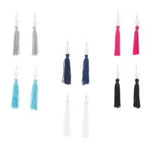 Pearl Tassel Earrings