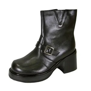PEERAGE Tony Men's Medium Width Leather Ankle Boots