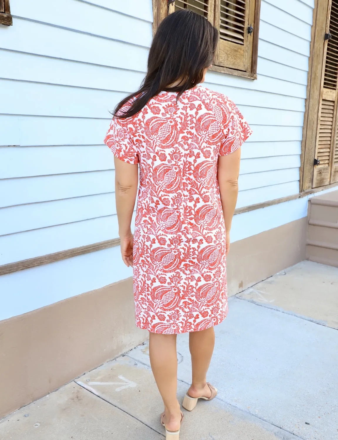 Pomegranate Organic Dress