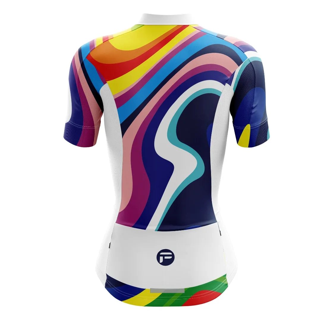 Rainbow Sprinter | Women's Short Sleeve Cycling Jersey