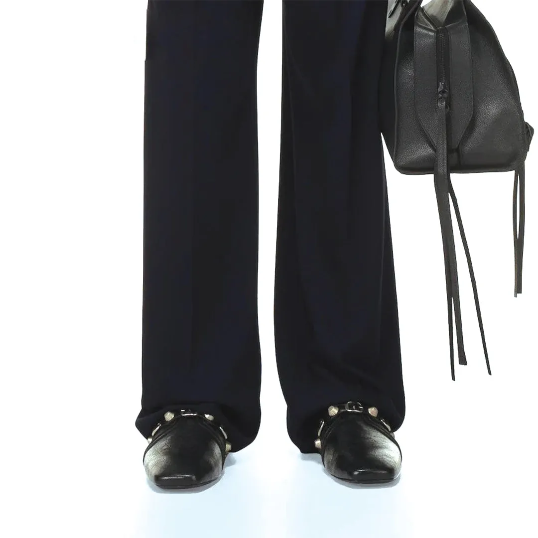 Reverie Leather Studded Mule