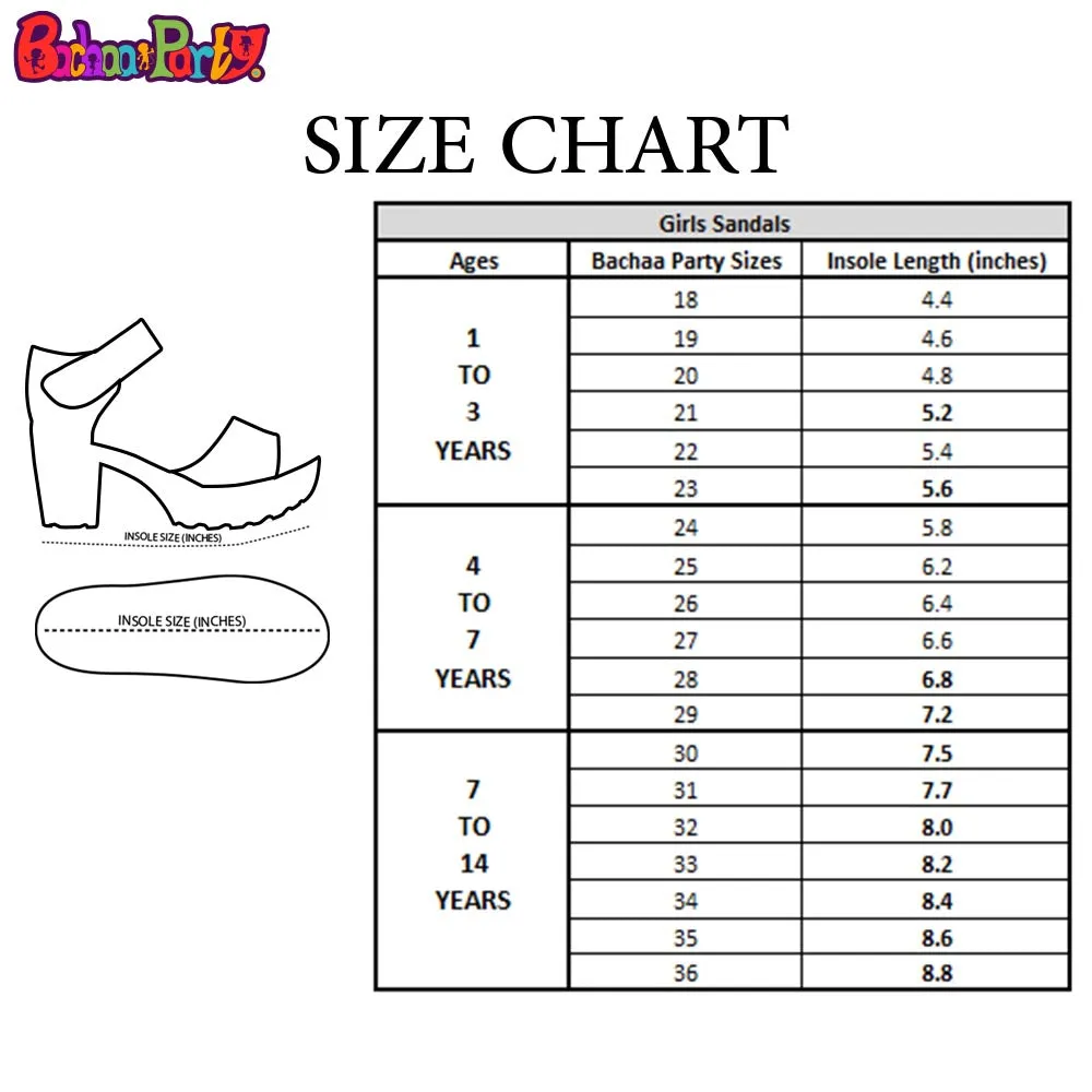 Sandals For Girls - Fawn & Brown
