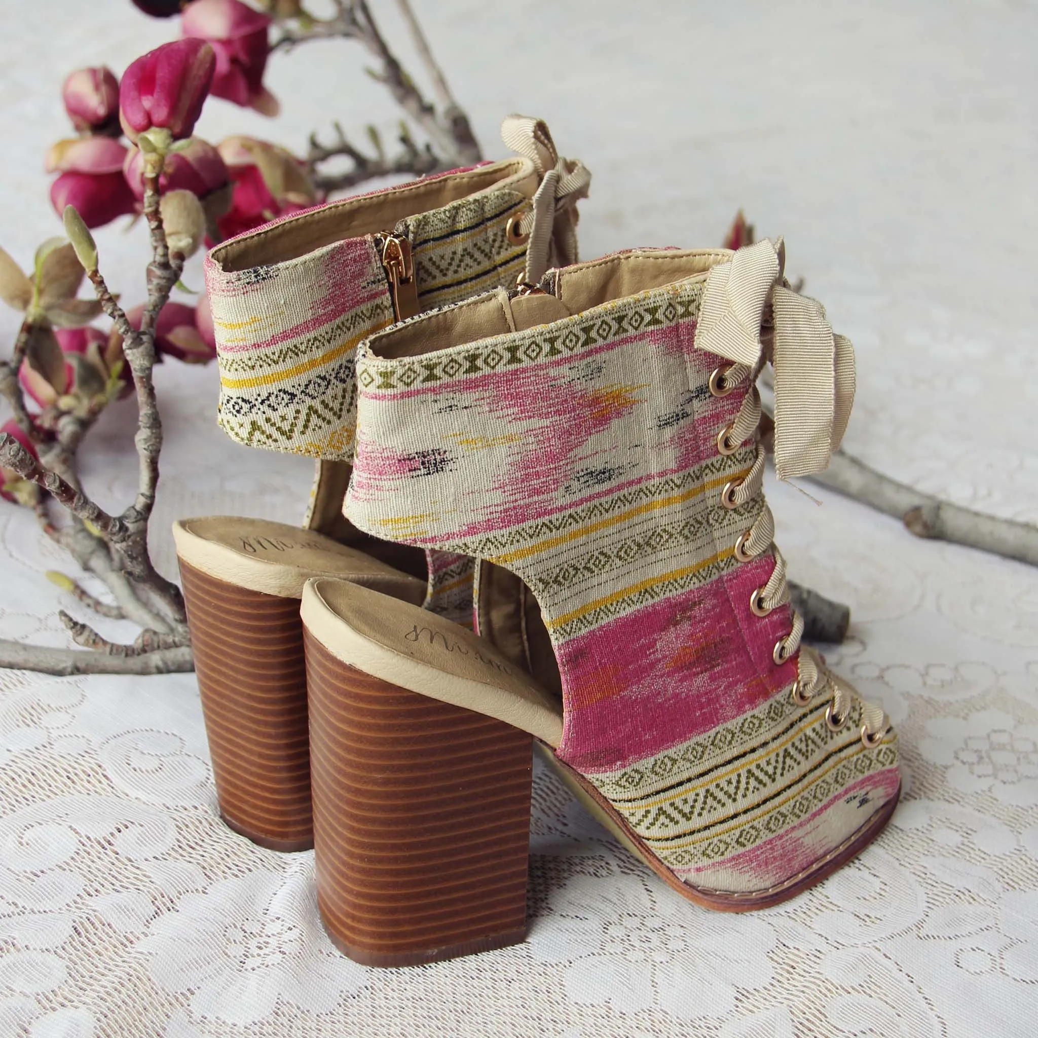 Swoon Lace-up Booties