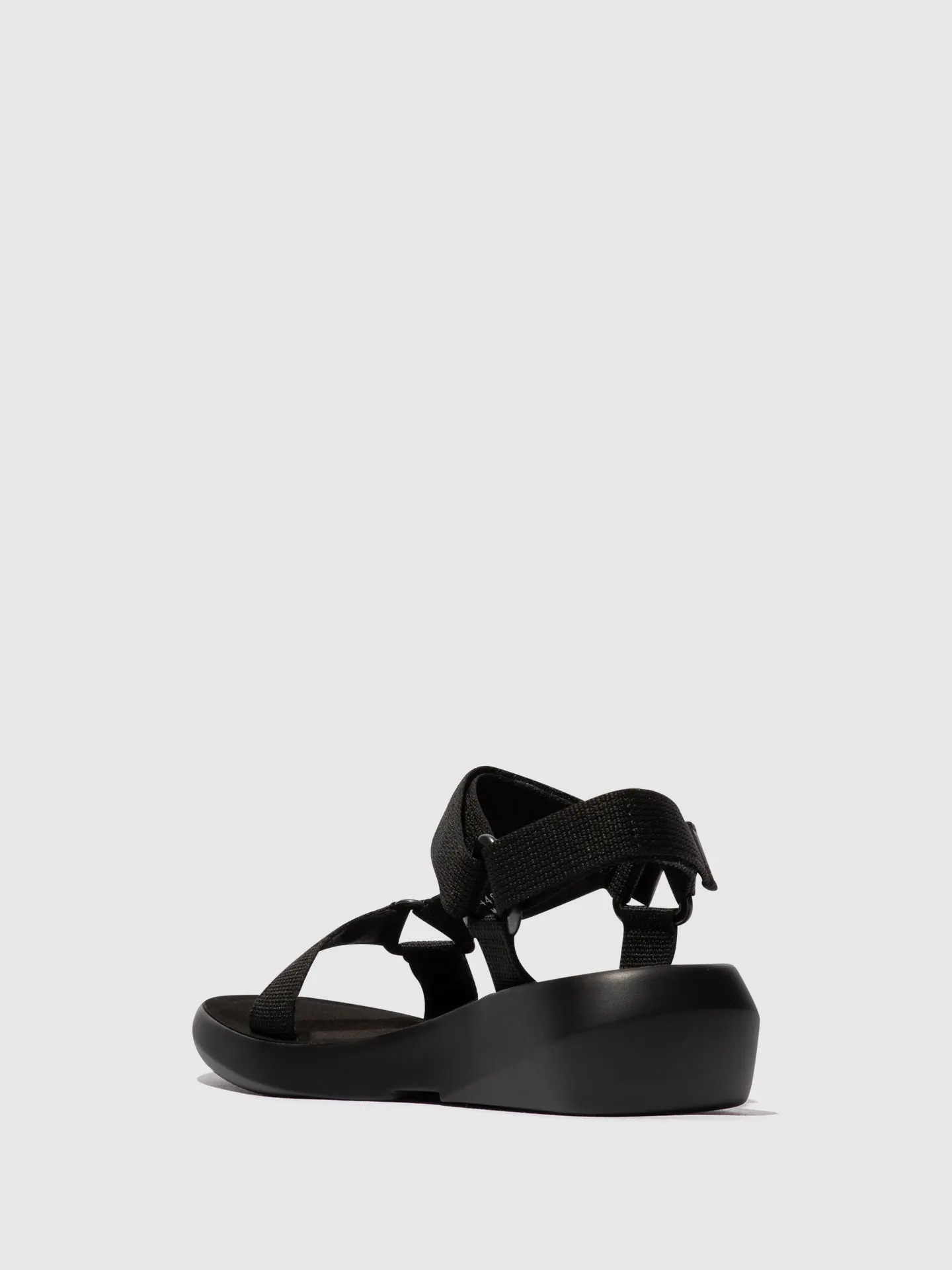 T-Strap Sandals BREK840FLY BLACK