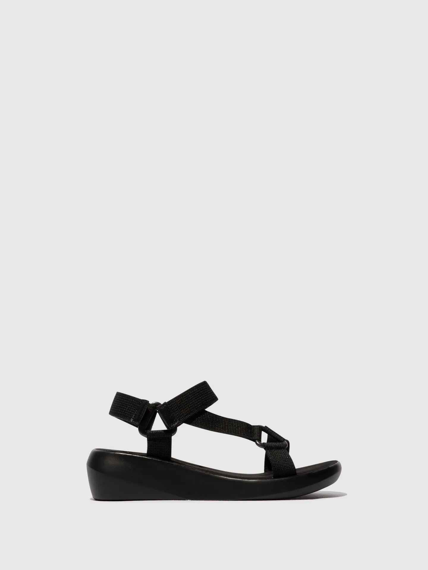 T-Strap Sandals BREK840FLY BLACK