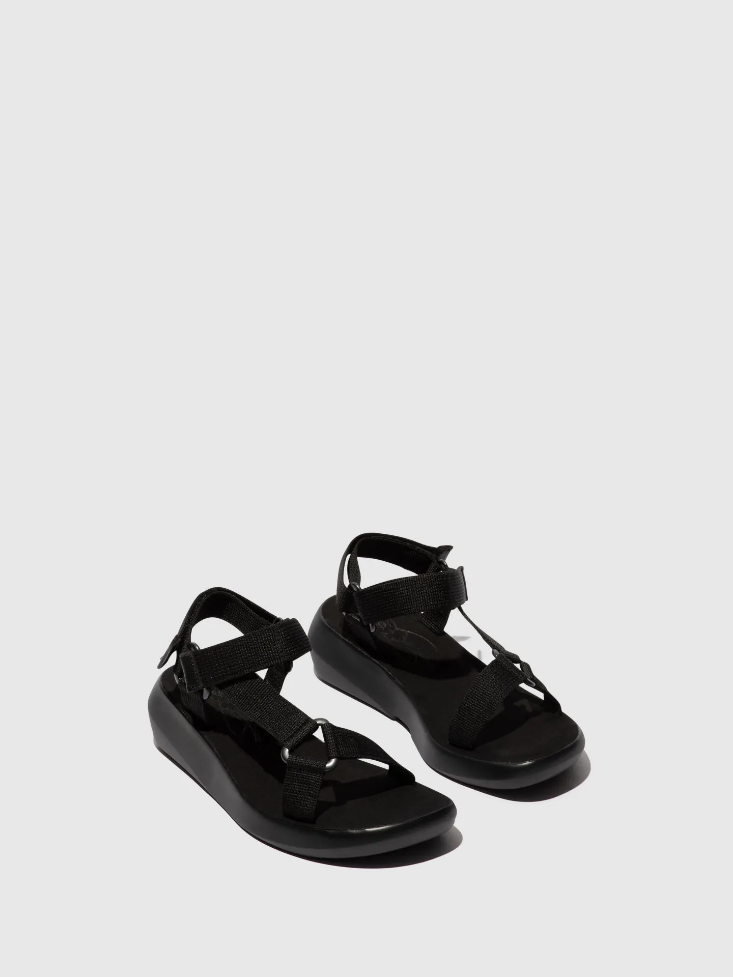 T-Strap Sandals BREK840FLY BLACK
