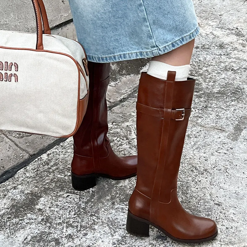Veltique Casual Tall Boots