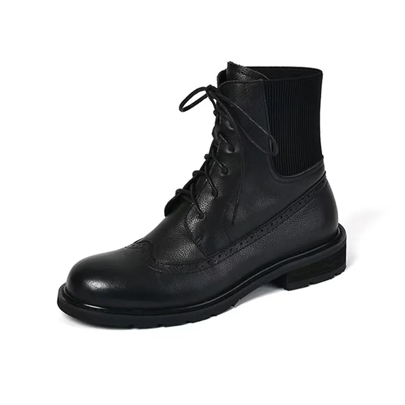 Veltique Croctex Zippered Ankle Booties