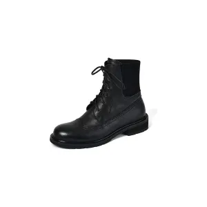 Veltique Croctex Zippered Ankle Booties