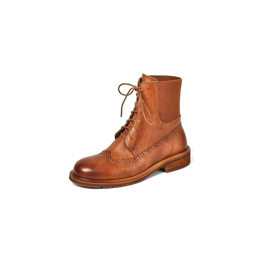 Veltique Croctex Zippered Ankle Booties