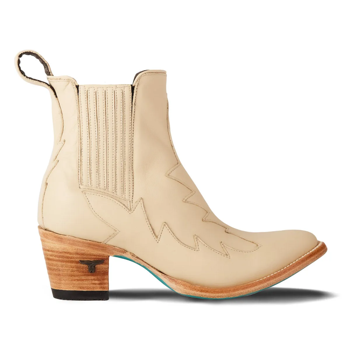 Western Chelsea Bootie - Pale Ivory